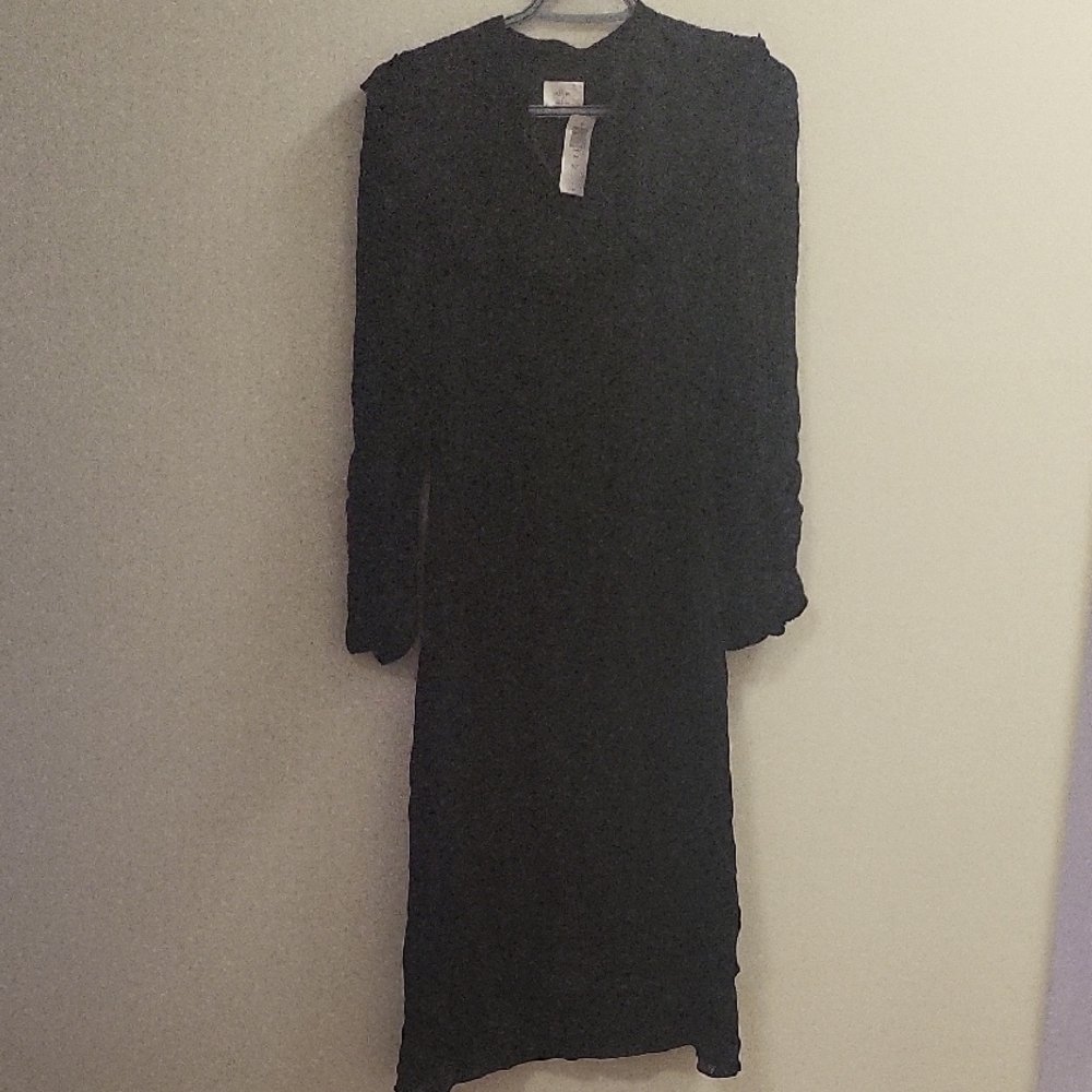 Wilfred Classic Black Long Sleeve Dress